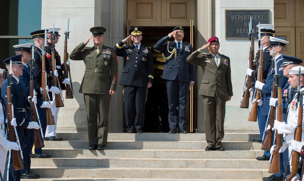 CJCS meets with his Singapore Counterpart