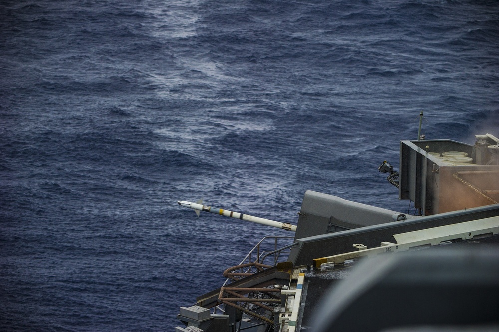 USS George Washington live-fire exercise