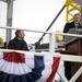 USS Missouri christening ceremony