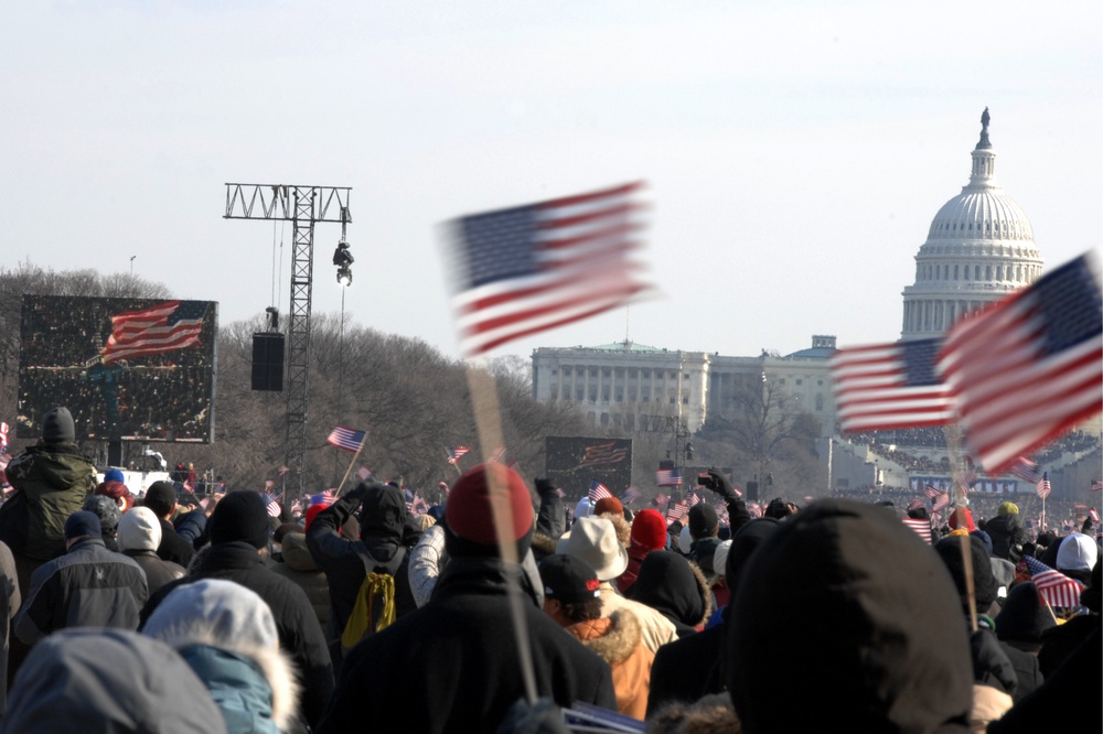 President Barack Obama inauguration ceremony