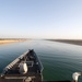 USS Gettysburg transits the Suez Canal