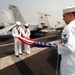 USS George Washington departs Manila Bay