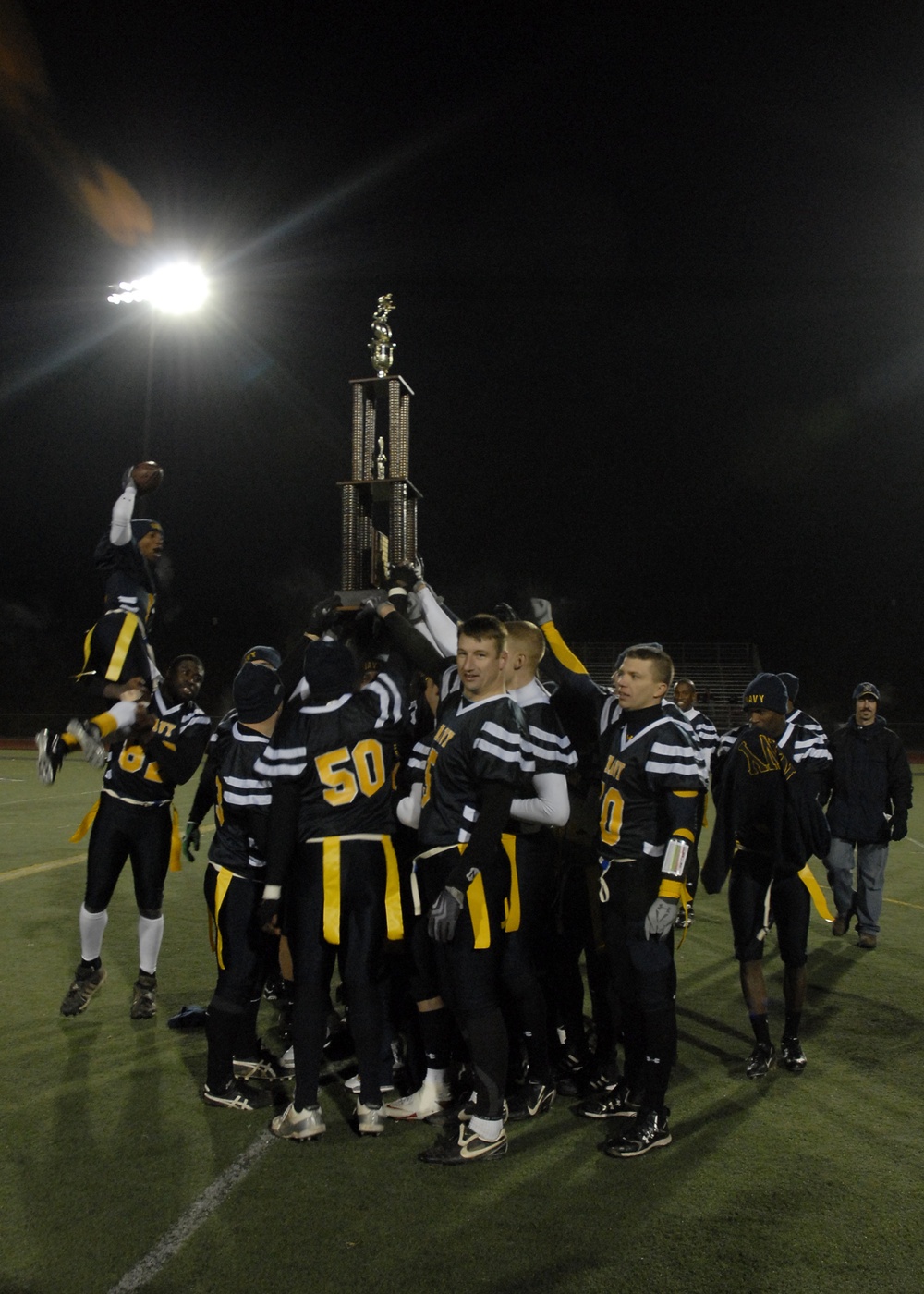 Army-Navy flag football game