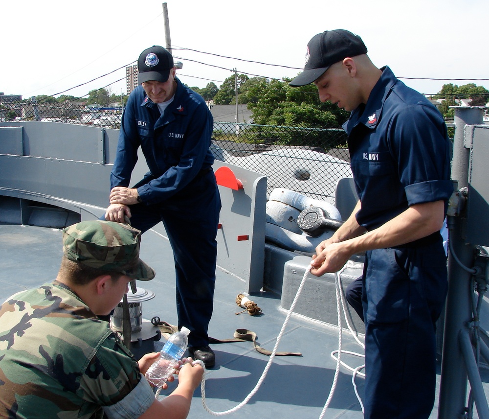 Sea cadets assist with annual safety inspection