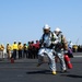 USS George H.W. Bush flight deck fire drill