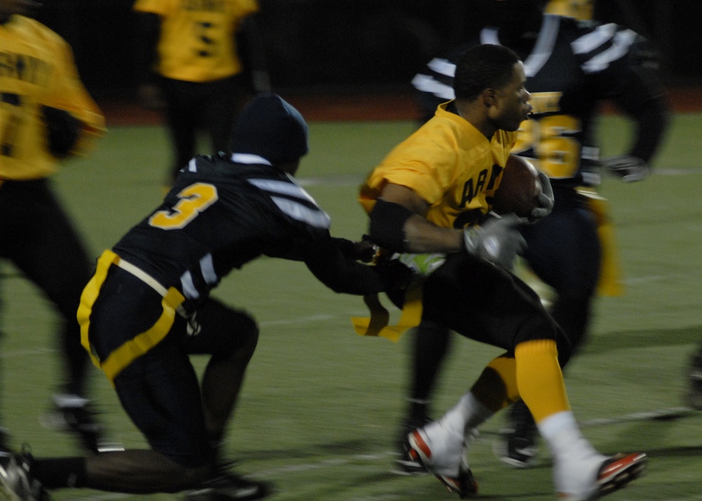 10th annual Army vs. Navy flag football game