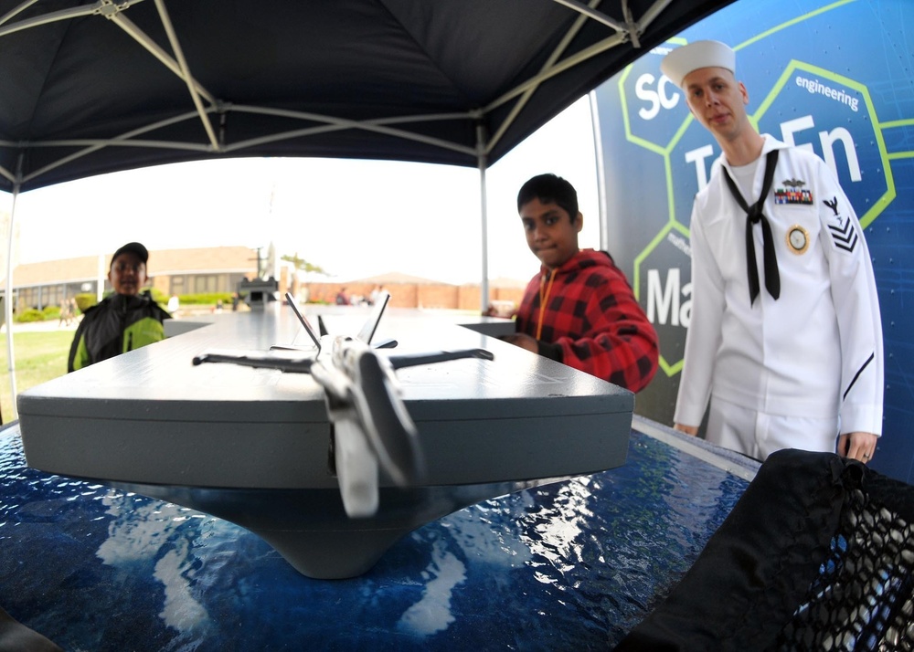 STEM display during Fleet Week New York