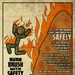 Brush burning safety poster