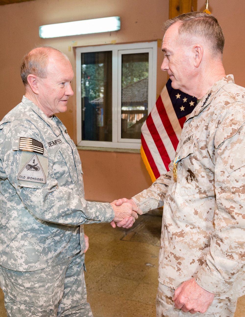 ISAF change of command ceremony