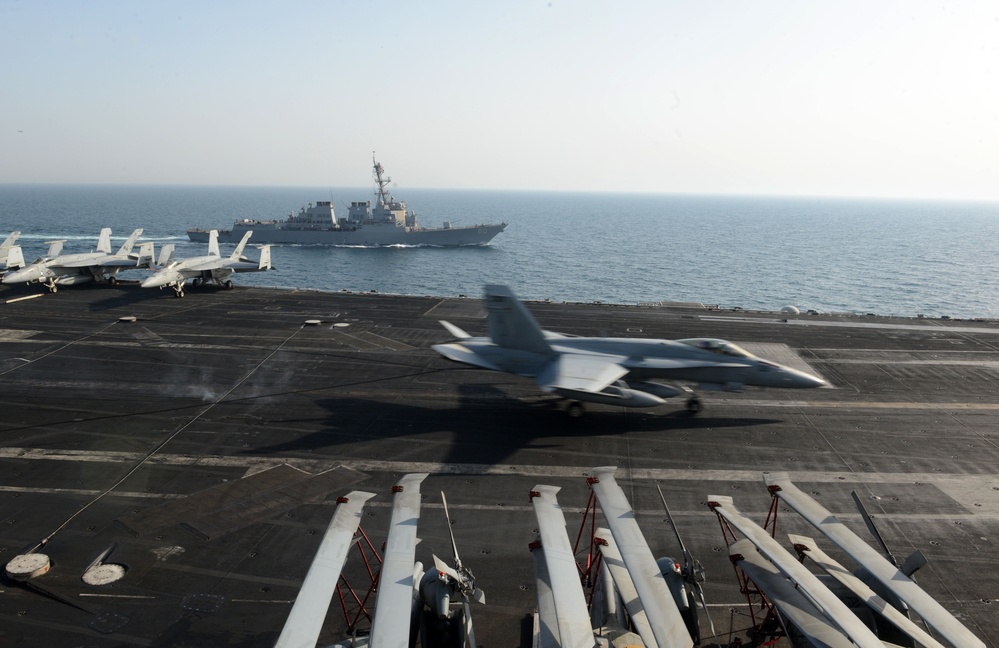 USS George H.W. Bush flight operations