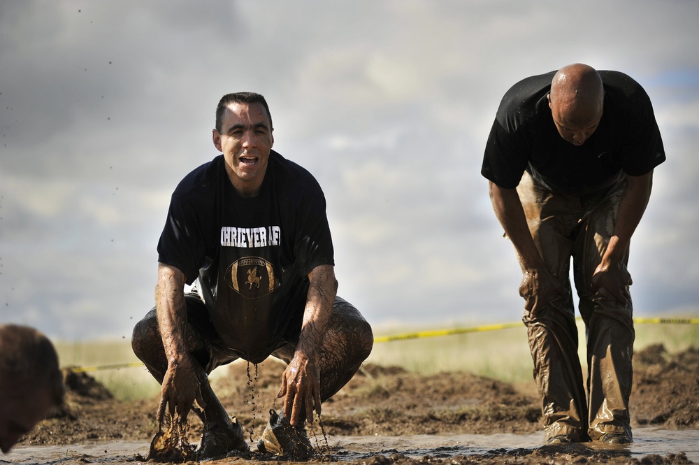 Obstacle course during Schriever Week