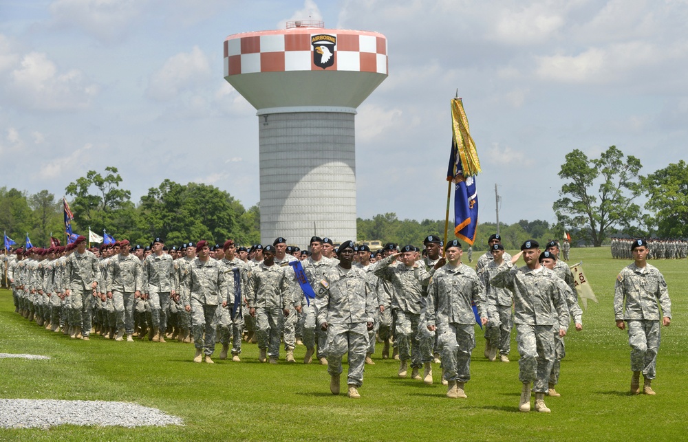 Division change of command ceremony