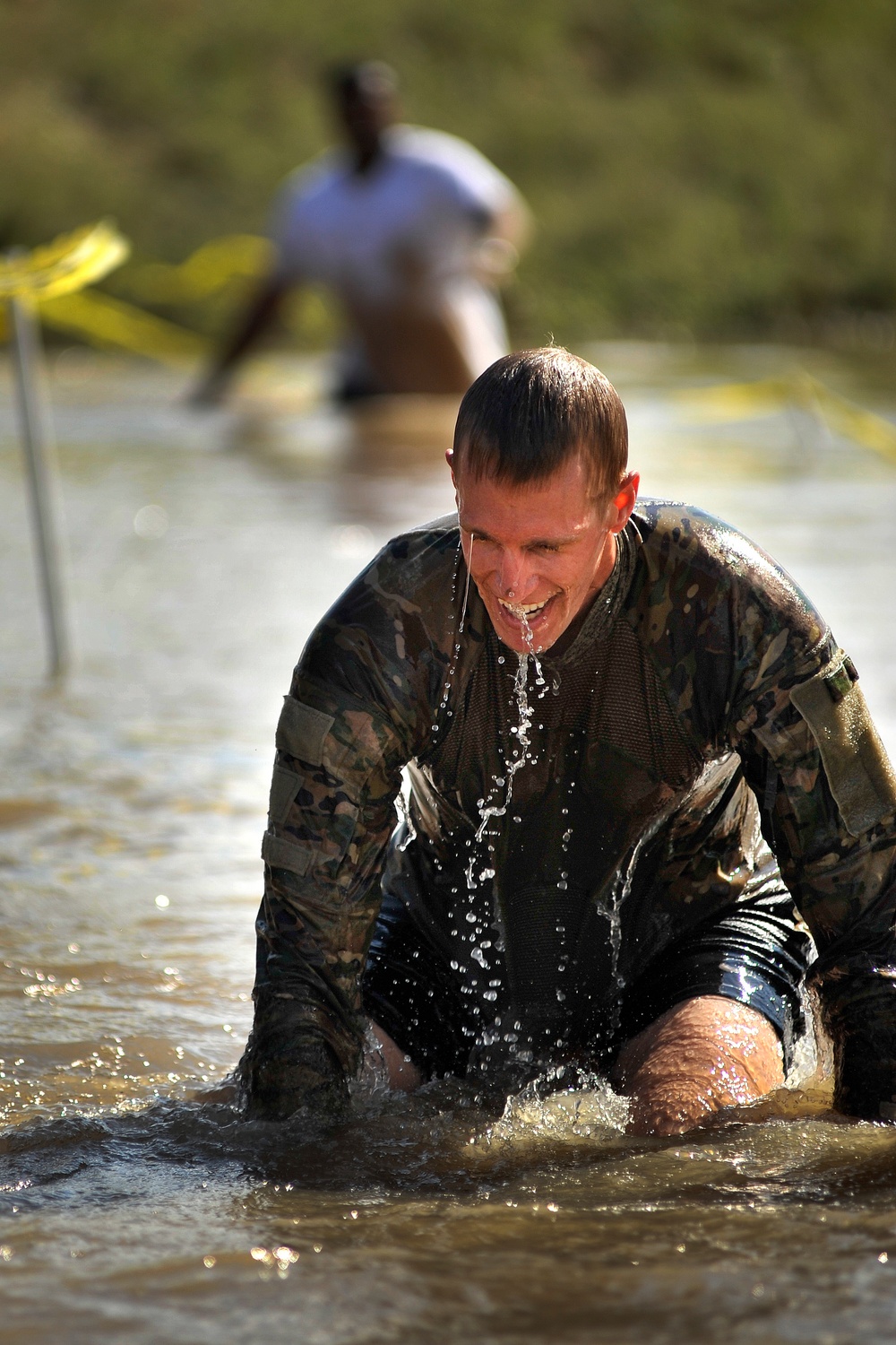 Obstacle course during Schriever Week