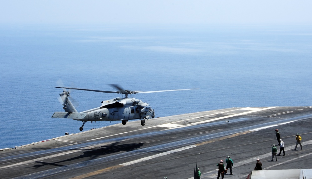 USS George H.W. Bush flight operations