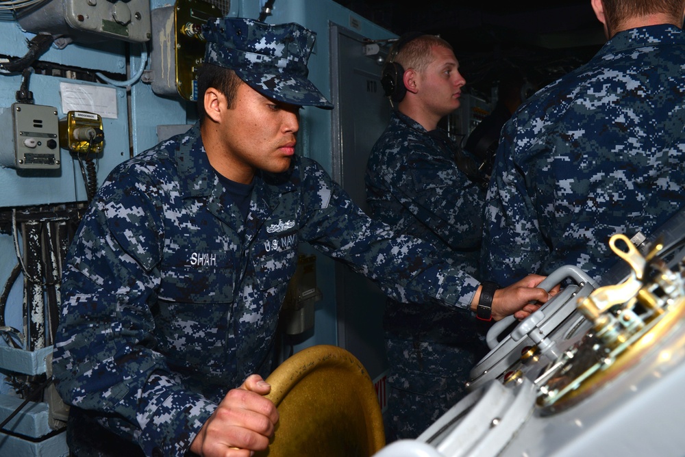 USS Blue Ridge operations