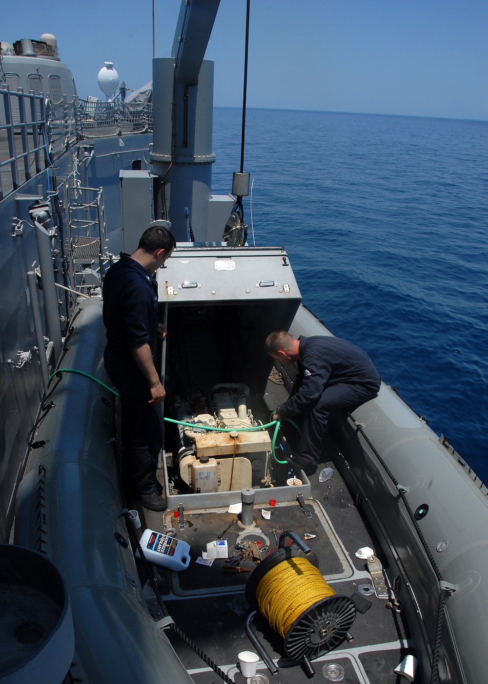 USS McInerney operations