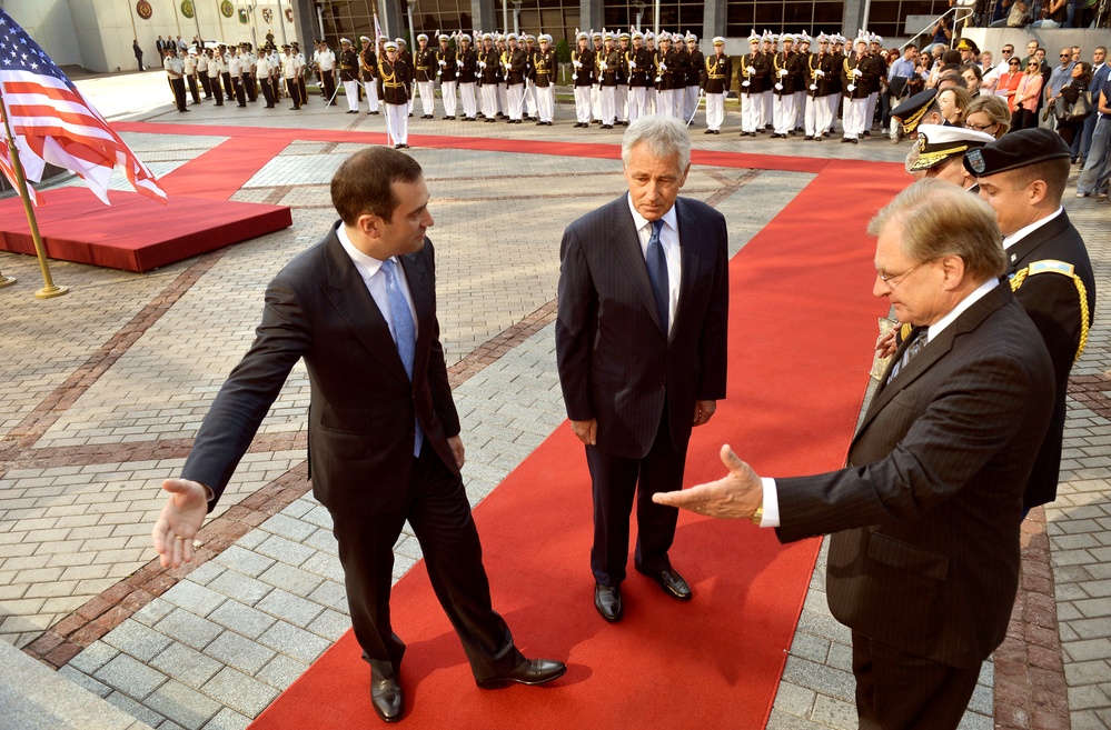 Hagel in Tbilisi