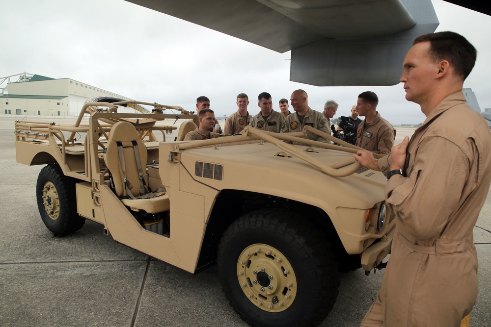 Marines test new tactical vehicle that runs with NASCAR blood in its veins