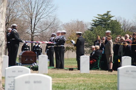 Ensign Robert Tills funeral