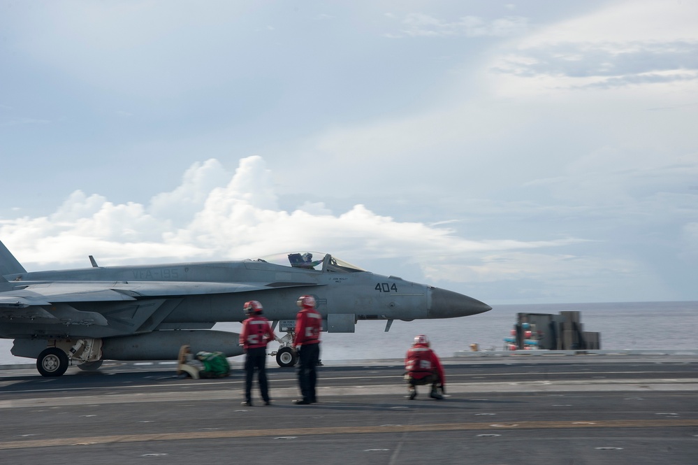 USS George Washington flight deck operations