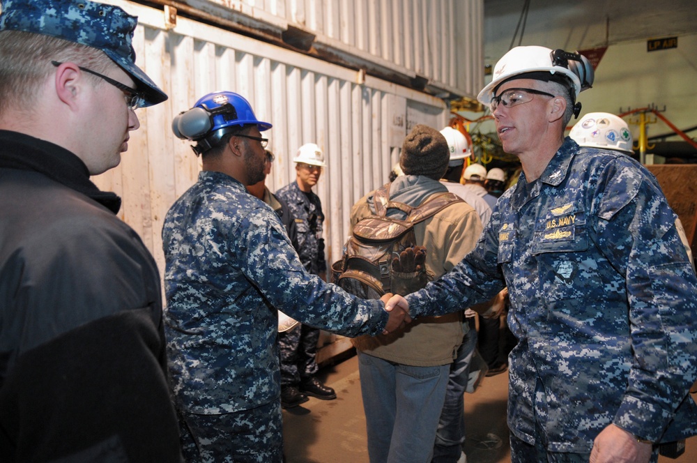 USS Abraham Lincoln refueling complex overhaul