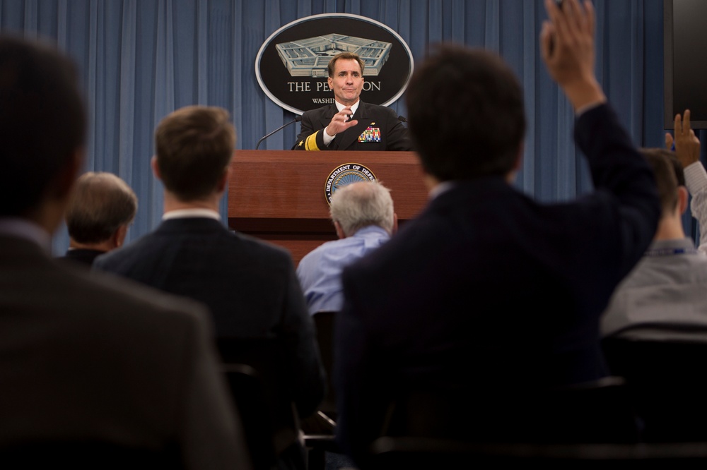 Rear Adm. John Kirby press conference