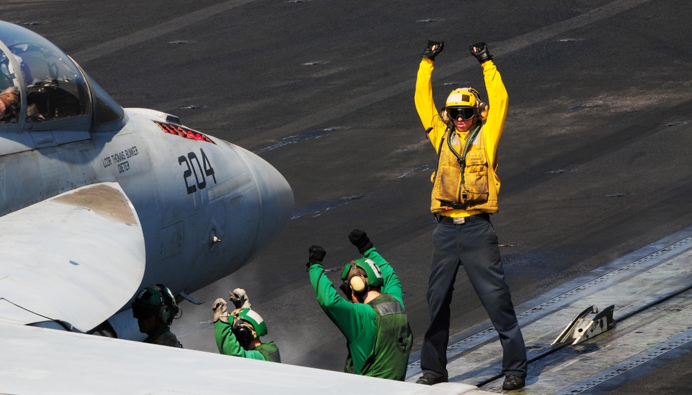 USS George H.W. Bush operations