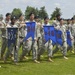Change of command ceremony at Fort Campbell, Ky.