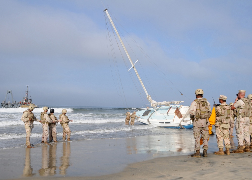 Sailboat salvage