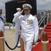Change of command ceremony at Naval Station Pearl Harbor