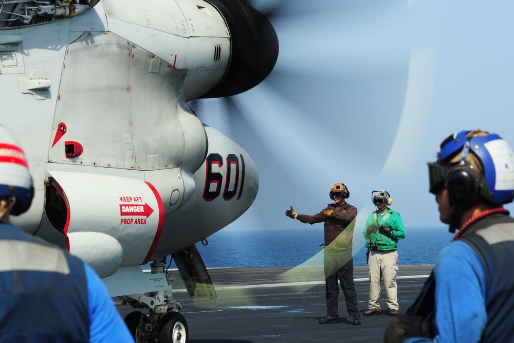 USS George H.W. Bush flight operations