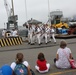 Sailors demonstrate boarding pike drills