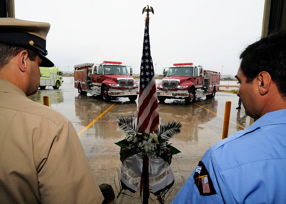 Standing in remembrance