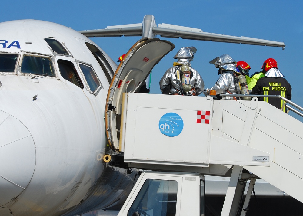 Simulated exercise for the Naples International Airport