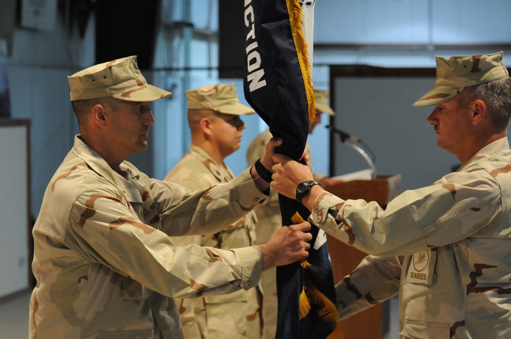 NMCB 11 change of command