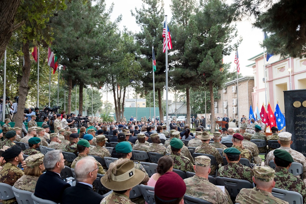 ISAF change of command