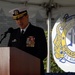 Change of command ceremony for Naval Submarine Support Center