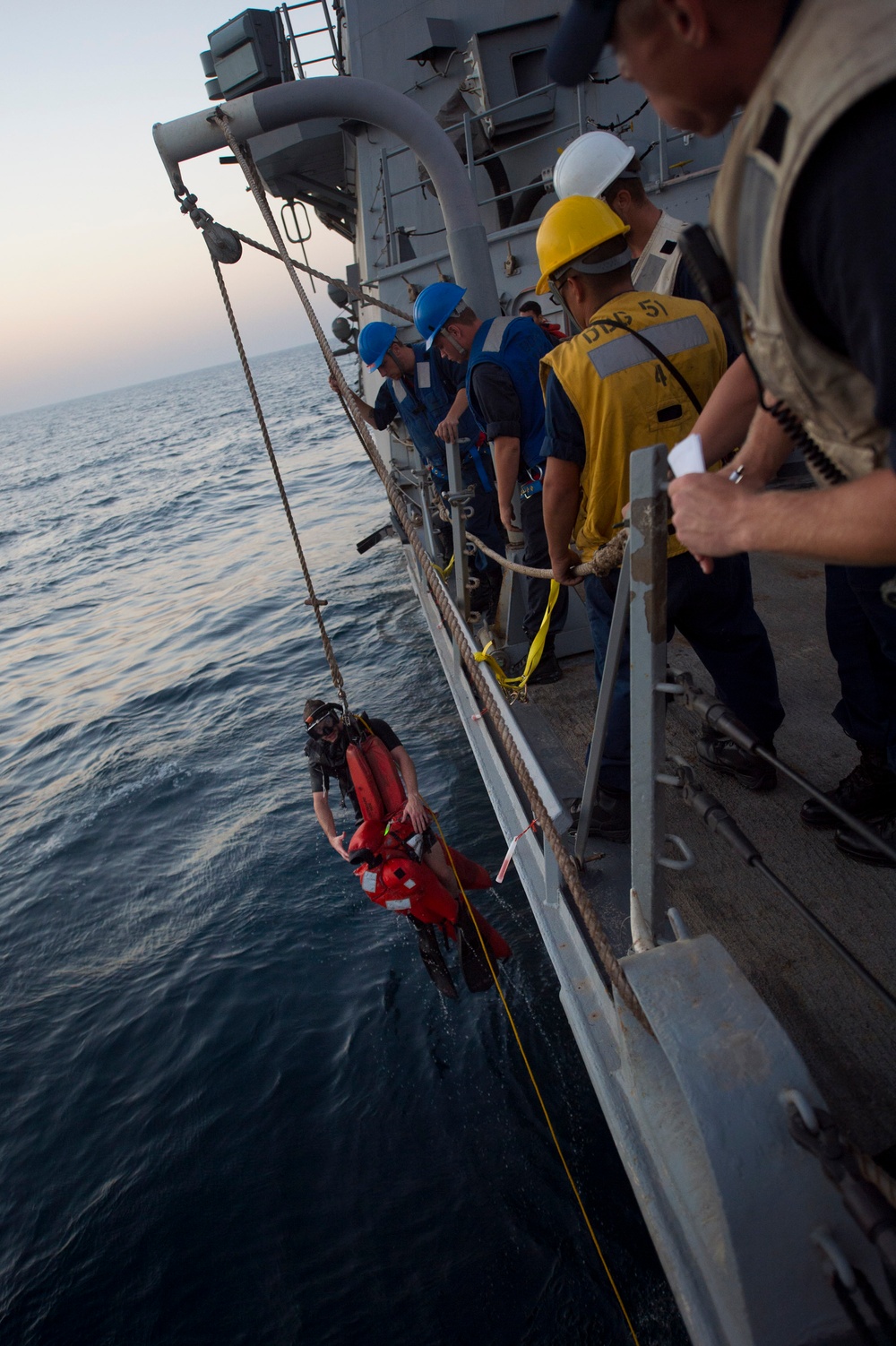 Search and rescue swimmer