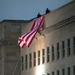 Flag unfurled on side of Pentagon