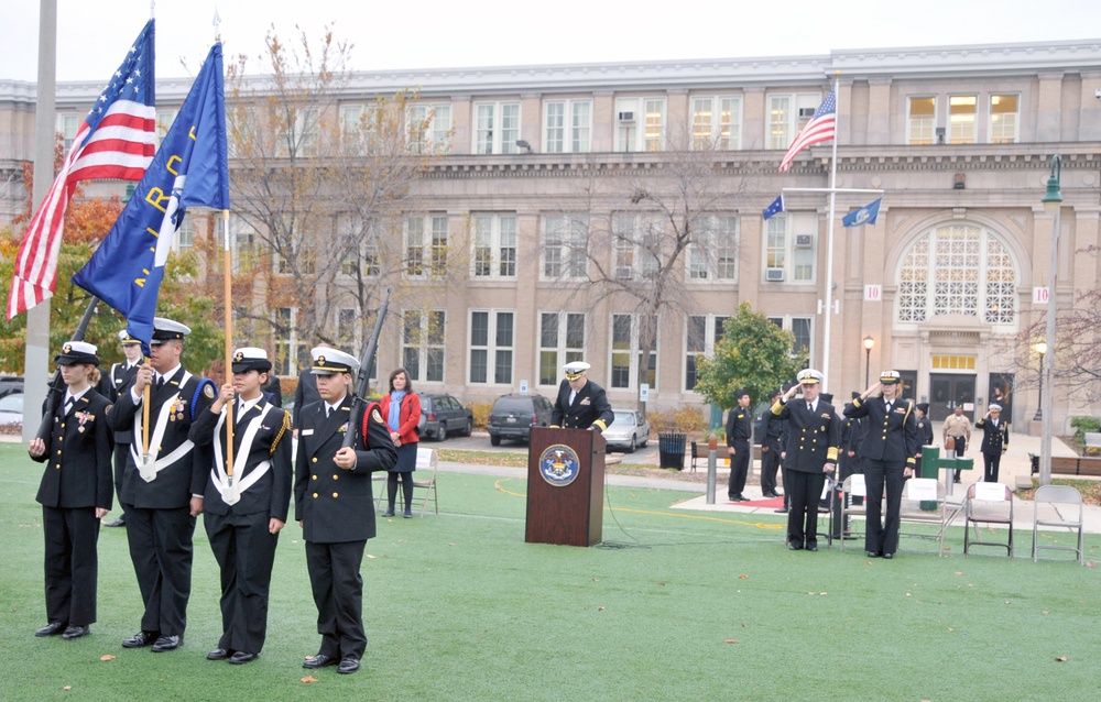 Adm. Harvey at Hyman G. Rickover Naval Academy