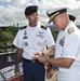 Re-enlistee receives command coin