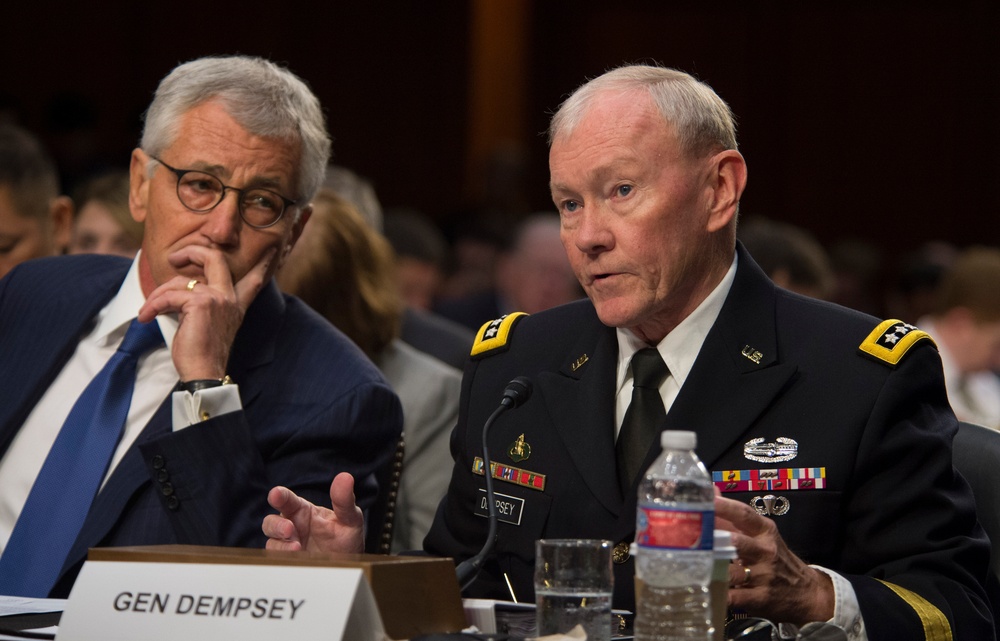 Hagel, Dempsey Testify Before Senate