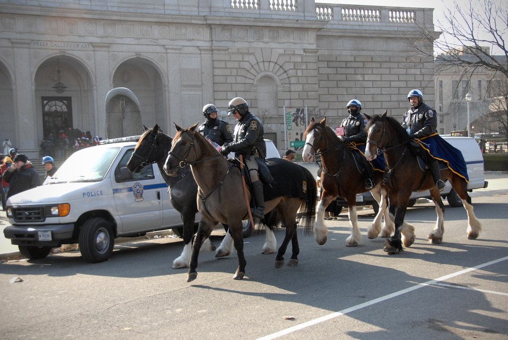 President Barack Obama inauguration ceremony