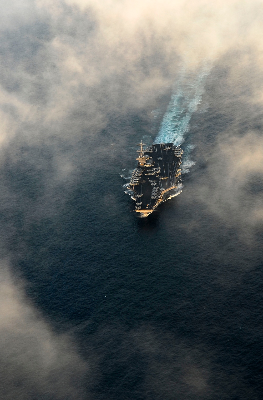 USS John C. Stennis off the coast of Alaska