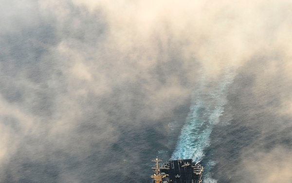 USS John C. Stennis off the coast of Alaska