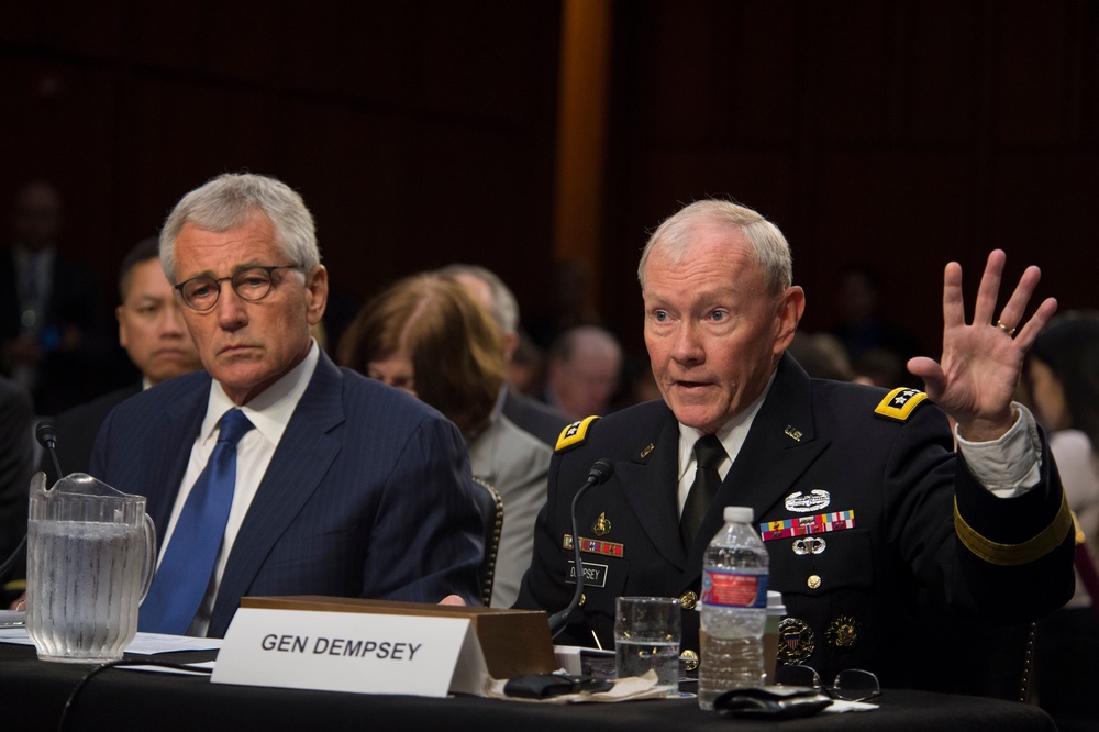 Hagel, Dempsey testify Before Senate