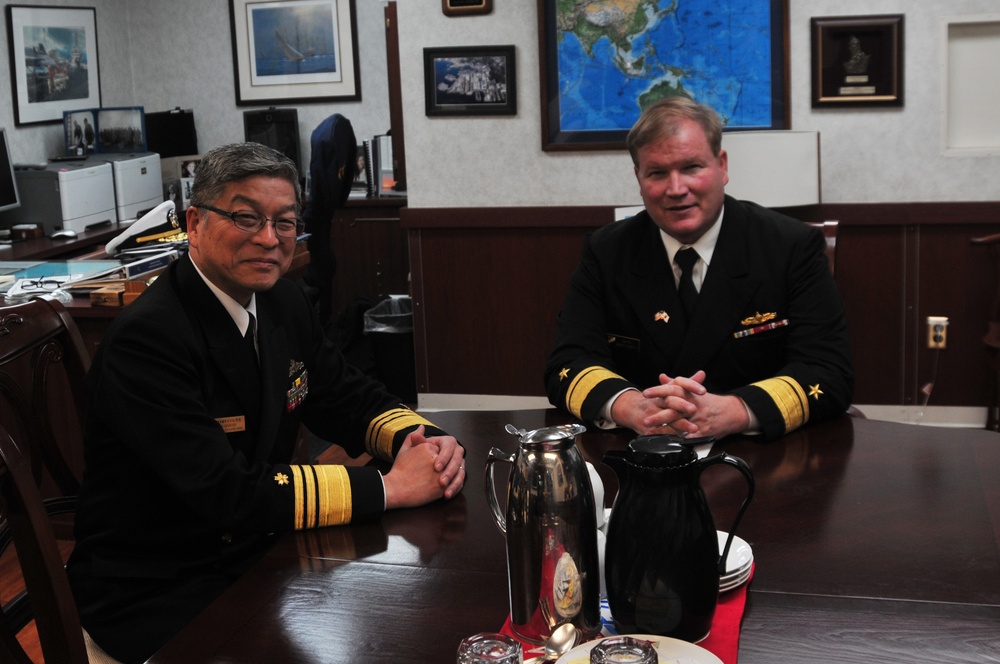 USS George Washington meeting in Japan