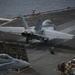 F/A-18F Super Hornet prepares for launch from USS Nimitz