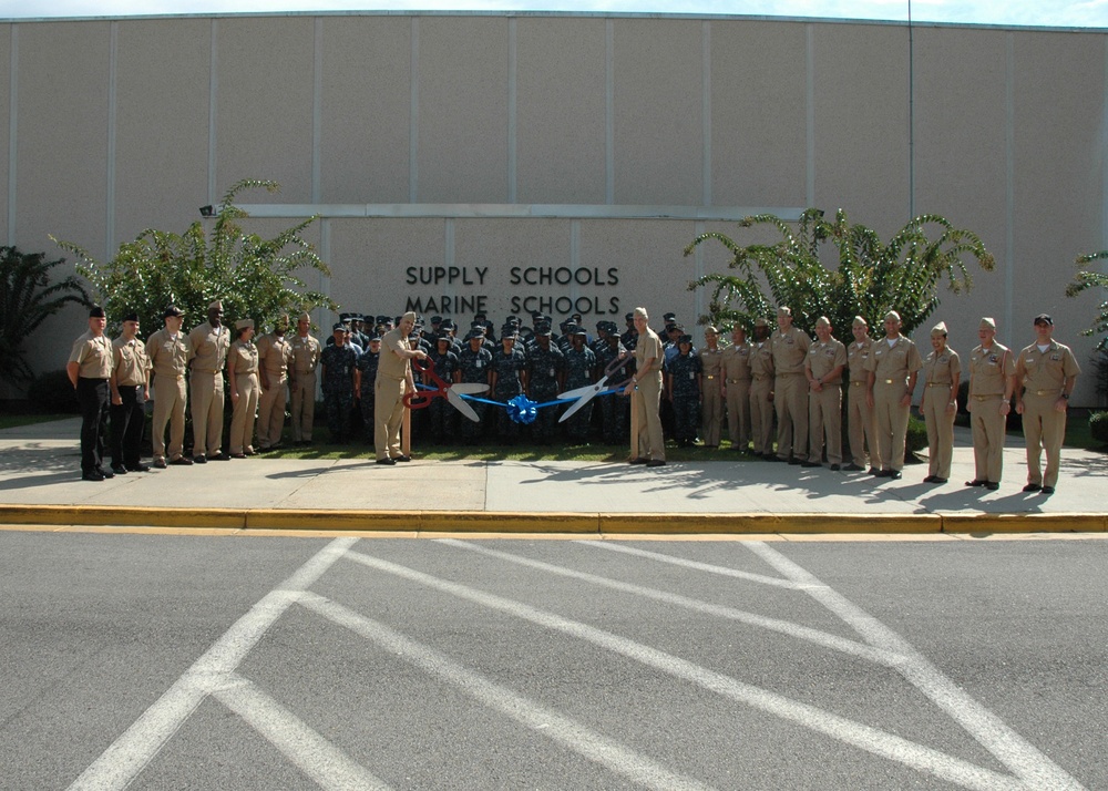 Ribbon-cutting for the Logistic Specialist &quot;A&quot; School