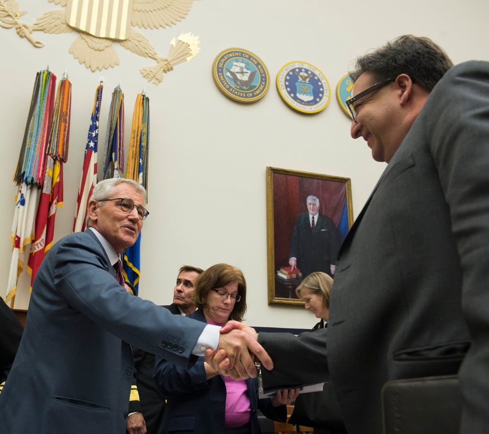 Defense leaders testify before House